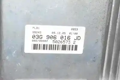 Second-hand car spare part ecu engine control for audi a4 b7 (8ec) 2.0 tdi 16v oem iam references 03g906016jd  03g906016jd