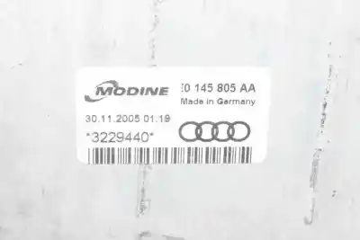 Second-hand car spare part intercooler for audi a4 b7 (8ec) 2.0 tdi 16v oem iam references 8e0145805aa  8e0145805aa