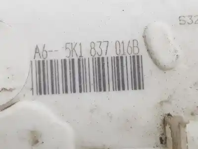 Автозапчастина б/у замок передній праві двері для volkswagen golf vi variant (aj5) 1.6 tdi dpf посилання на oem iam 5k1837016b  5k1837016b