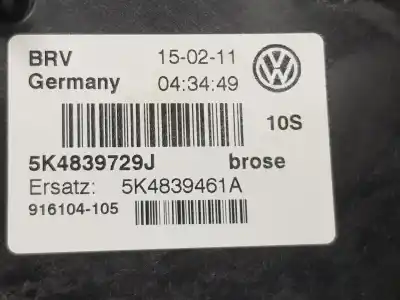 Автозапчастина б/у регулятор склона задній лівий для volkswagen golf vi variant (aj5) 1.6 tdi dpf посилання на oem iam 5k4839461a  5k4839729j