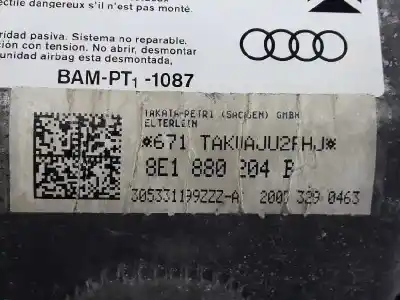 Автозапчасти б/у подушка безопасности передняя правая за audi a4 b7 (8ec) 2.0 tfsi ссылки oem iam 8e1880204b  305331199zzz