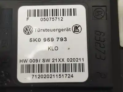 Автозапчасти б/у мотор переднего левого стекла за volkswagen golf vi variant (aj5) 1.6 tdi dpf ссылки oem iam 5k0959701d  5k0959793