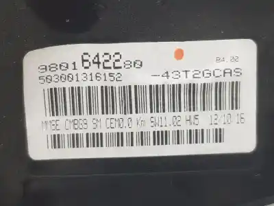 Автозапчасти б/у приборная доска за citroen berlingo multispace (b9) 1.6 bluehdi 100 ссылки oem iam 9801642280  9801642280