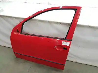 Peça sobressalente para automóvel em segunda mão porta da frente esquerda por skoda fabia (6y2/6y3) 1.4 referências oem iam 6y0831055 6y0831055 color rojo 