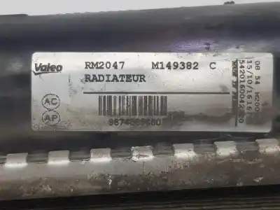 Pezzo di ricambio per auto di seconda mano radiatore d acqua per citroen berlingo multispace (b9) 1.6 bluehdi 100 riferimenti oem iam 1330y5  1330y5