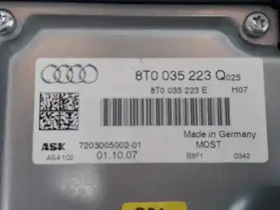 Автозапчастина б/у антенний підсилювач для audi a5 (8t3) 2.7 tdi посилання на oem iam 8t0035223q  7203005002