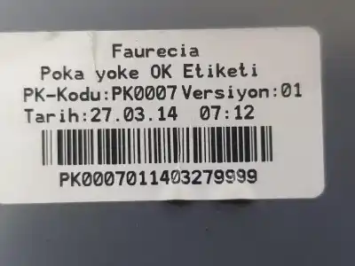 Автозапчасти б/у бардачок за ford transit custom v362 furgoneta (fy, fz) 2.2 tdci ссылки oem iam 1842863  bk31v06010cd36nc
