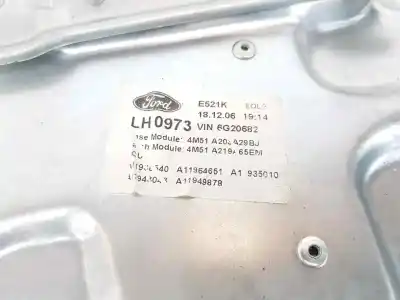 Piesă de schimb auto la mâna a doua mecanism acționare geam fațã stânga pentru ford focus ii sedán (db_, fch, dh) 1.6 referințe oem iam 1738645  3m51r23201da