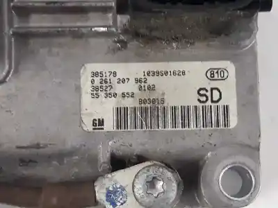 Second-hand car spare part ecu engine control for opel corsa c 1.2 16v cat (z 12 xe / lw4) oem iam references 55350552  55350552