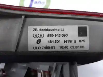 Автозапчасти б/у левый задний фонарь в двери за audi a4 b7 avant (8ed) 2.0 tdi 16v ссылки oem iam 8e9945093  8e9945093a