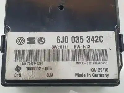 Second-hand car spare part electronic module for seat ibiza iv (6j5, 6p1) 1.6 tdi oem iam references 6j0035342c  1000002005 Second-hand car spare part electronic module for seat ibiza iv (6j5, 6p1) 1.6 tdi oem iam references 6j0035342c  1000002005