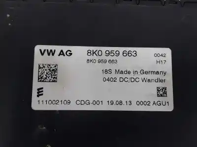 Автозапчастина б/у електронний модуль для audi q5 3.0 v6 24v tdi посилання на oem iam 8k0959663  8k0959663