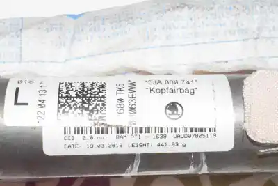 Автозапчасти б/у подушка безопасности передняя левая шторка безопасности за seat toledo iv (kg3) 1.6 tdi ссылки oem iam 5ja880741  5ja880741 Автозапчасти б/у подушка безопасности передняя левая шторка безопасности за seat toledo iv (kg3) 1.6 tdi ссылки oem iam 5ja880741  5ja880741