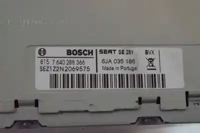 Автозапчасти б/у аудиосистема / радио cd за seat toledo iv (kg3) 1.6 tdi ссылки oem iam 6ja035186  6ja035186 Автозапчасти б/у аудиосистема / радио cd за seat toledo iv (kg3) 1.6 tdi ссылки oem iam 6ja035186  6ja035186