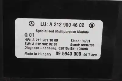 Автозапчастина б/у електронний модуль для clase c clase e lim. 2.1 cdi посилання на oem iam a2129004602  a2129011000