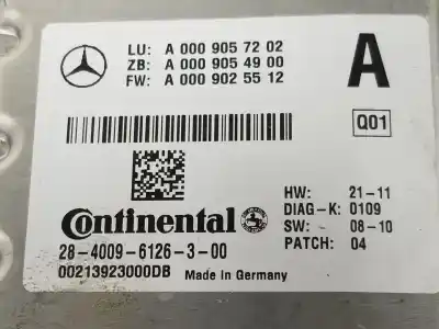 Second-hand car spare part electronic module for clase c clase c lim. 2.1 cdi oem iam references a0009057202  a0009057202