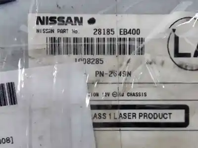 Second-hand car spare part audio system / radio cd for nissan np300 navara (d40) 2.5 dci 4wd oem iam references 28185eb400  