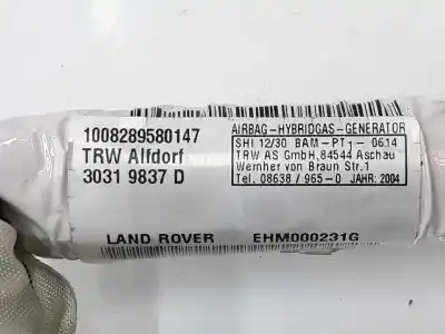 Автозапчастина б/у передня ліва подушка безпеки для land rover range rover iii (l322) 3.0 d 4x4 посилання на oem iam ehm000231g  30319837d