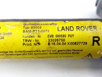 Автозапчасти б/у натяжитель правой подушки безопасности за land rover range rover iii (l322) 3.0 d 4x4 ссылки oem iam evb000580puy  33026750