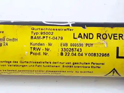 Автозапчасти б/у натяжитель левой подушки безопасности за land rover range rover iii (l322) 3.0 d 4x4 ссылки oem iam evb000590puy  33026743