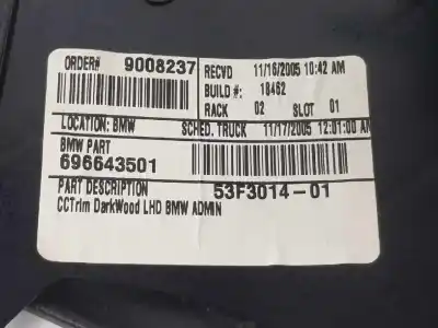 Автозапчасти б/у центральный подлокотник за bmw x5 (e53) 3.0 d ссылки oem iam 51168402933  696643501