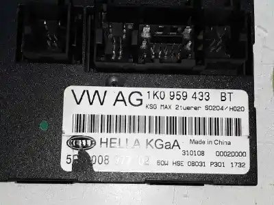 Автозапчастина б/у модуль комфорт для volkswagen tiguan (5n_) 2.0 tdi посилання на oem iam 1k0959433bt