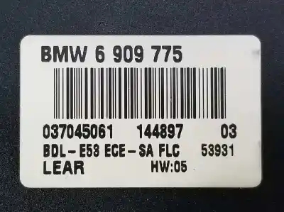 Автозапчастина б/у управління світлом для bmw x5 (e53) 3.0 d посилання на oem iam 61316909775  61316909775