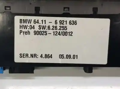 Автозапчасти б/у климат-контроль за bmw 7 (e65, e66, e67) 745 i, li ссылки oem iam 64116921636  64116921636