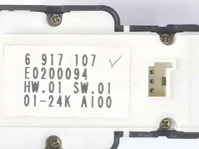 Second-hand car spare part rear left power window switch for bmw 7 (e65, e66, e67) 745 i, li oem iam references 61316917107  61316919880