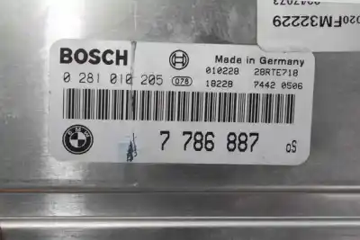 Second-hand car spare part ecu engine control for bmw 3 touring (e46) 320 d oem iam references 7786887  0281010205