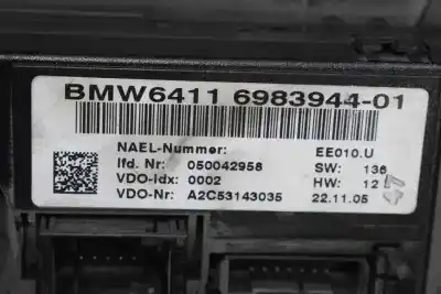 Peça sobressalente para automóvel em segunda mão comando de sofagem (chauffage / ar condicionado) por bmw serie 3 berlina (e90) 330d referências oem iam 6983944  