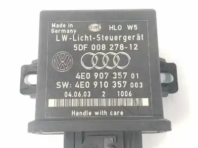 Second-hand car spare part light control unit for audi a8 (4e2) 4.0 v8 32v tdi biturbo cat (ase) oem iam references 4e0907357