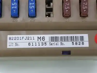 Second-hand car spare part fuse box unit for subaru xv 2.0 cat oem iam references 82201fj211  82201fj211