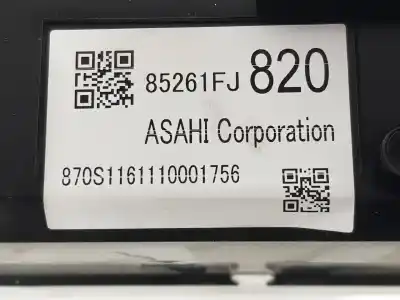 Second-hand car spare part multifunction display for subaru xv 2.0 cat oem iam references 85261fj820  85261fj820