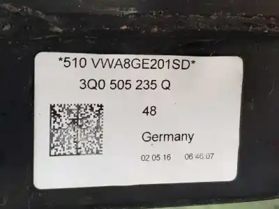Second-hand car spare part rear axle for skoda superb 1.4 16v tsi oem iam references 3q0505235q 3q0505235ac 