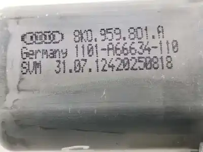 Автозапчастина б/у двигатель переднього ліва вікна для audi a4 b8 (8k2) 2.0 tdi посилання на oem iam 8k0959801a  8t0959801b