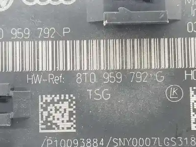 Автозапчасти б/у комфортный модуль за audi a4 b8 (8k2) 2.0 tdi ссылки oem iam 8t0959792g  8t0959792p