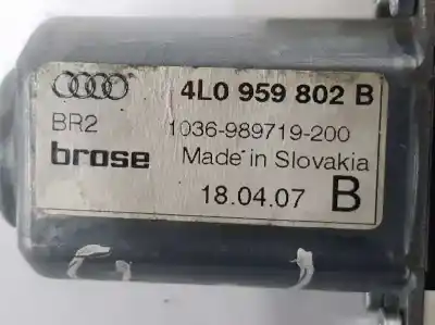 Second-hand car spare part rear right window motor for audi q7 (4l) 4.2 v8 32v tdi biturbo 326 cv / 240 kw oem iam references 4l0959802b  4l0959802b