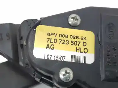 Second-hand car spare part accelerator pedal for audi q7 (4l) 4.2 v8 32v tdi biturbo 326 cv / 240 kw oem iam references 7l0723507d  7l0723507d