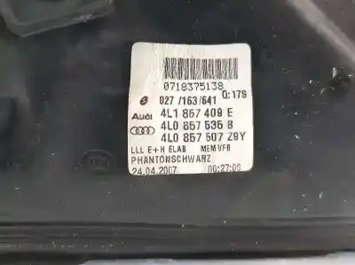 Second-hand car spare part left rearview mirror for audi q7 (4l) 4.2 v8 32v tdi biturbo 326 cv / 240 kw oem iam references 4l1857409s  4l1857409s