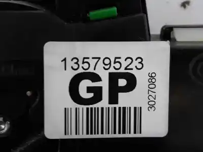 Second-hand car spare part front right door lock for opel adam (m13) 1.2 oem iam references 13579523  13579523
