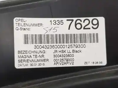 Автозапчасти б/у бардачок за opel adam (m13) 1.2 ссылки oem iam 13357629  39076782