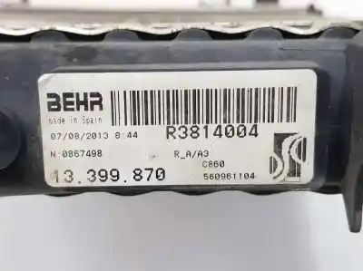 Автозапчастина б/у водяний радіатор для opel adam (m13) 1.2 посилання на oem iam 13399870  r3814004
