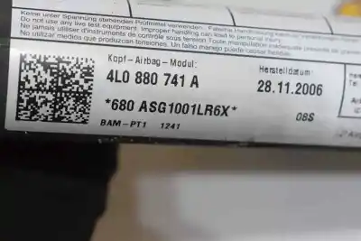 Автозапчасти б/у подушка безопасности передняя левая шторка безопасности за audi q7 (4l) 3.0 v6 24v tdi ссылки oem iam 4l0880741a  4l0880741a