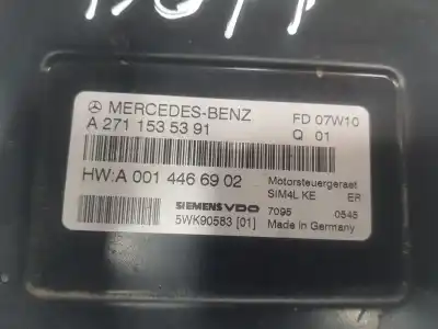 Автозапчасти б/у блок управления двигателем за mercedes-benz clase slk (w171) roadster 1.8 cat ссылки oem iam a2711535391  a2710102945