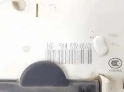 Автозапчасти б/у замок задней правой двери за seat leon (5f1) 1.6 tdi ссылки oem iam 5k4839016q  5k4839016q