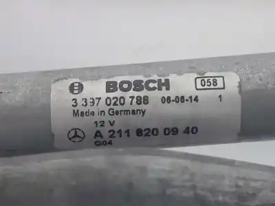 Автозапчастина б/у двигатель передніх склоочисників для mercedes-benz clase e (w211) e 420 cdi (211.029) посилання на oem iam a2118200940  a2118200940