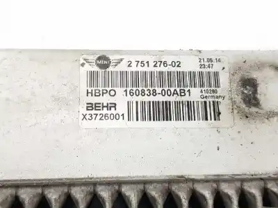 Tweedehands auto-onderdeel waterradiator voor mini paceman 1.6 16v oem iam-referenties 2751277