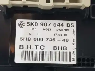 Second-hand car spare part climate control for vw eos (1f7, 1f8) 2.0 tdi 16v oem iam references 5k0907044bs  5k0907044bs