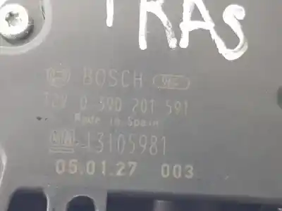 Peça sobressalente para automóvel em segunda mão motor do limpador traseiro por opel astra gtc 1.9 16v cdti cat (z 19 dth / lrd) referências oem iam 13105981  13105981